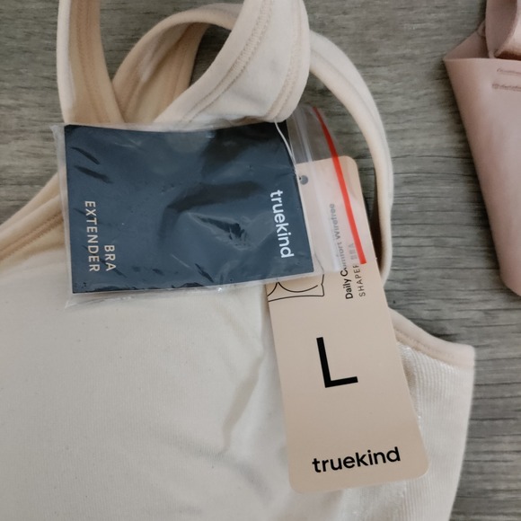 TRUEKIND 10022 Daily Comfort Wireless Shaper Bra in Chai - Size L - Picture 4 of 5